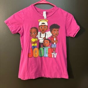 JoolsTV Kids Pink Graphic T-Shirt